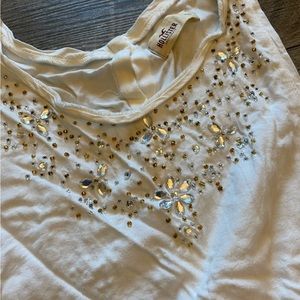 Hollister beaded tank top